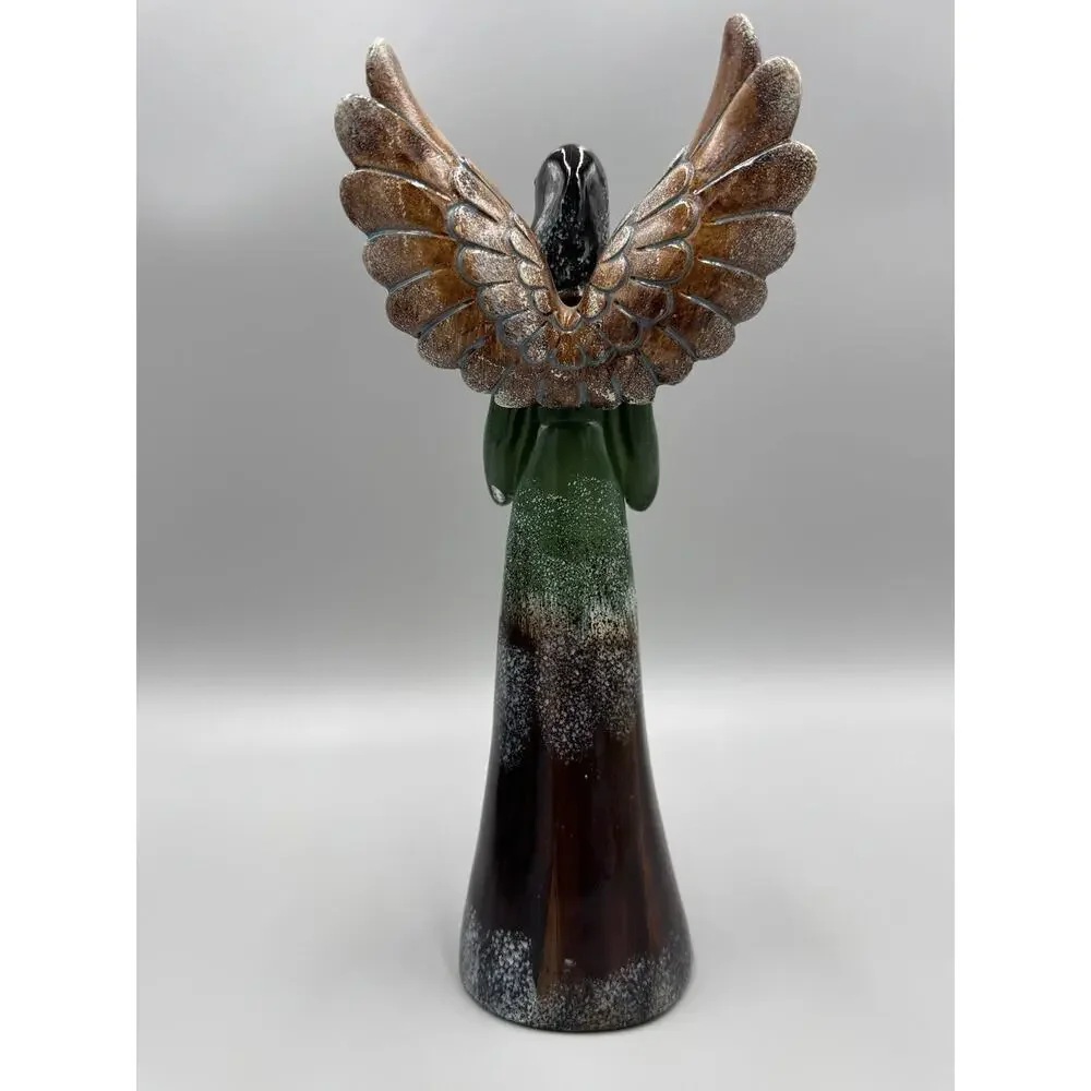 Rite Aid Angel Collection Christmas Angels Figurines Rustic Style 10” Lot Of 3